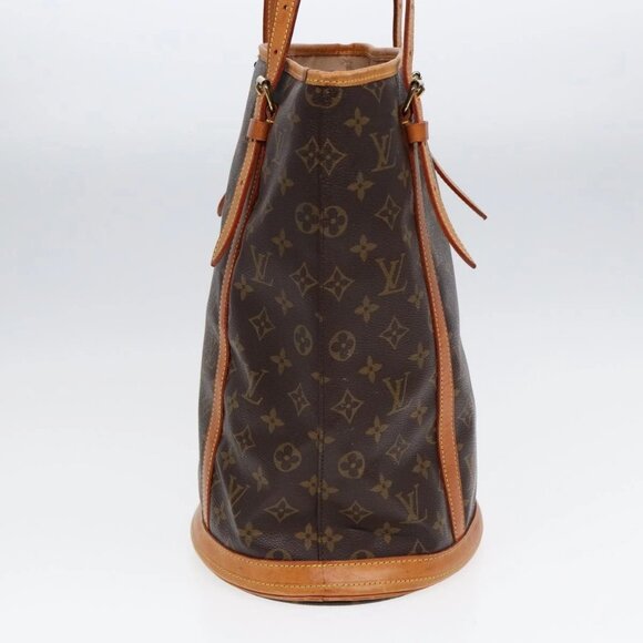 LOUIS VUITTON Monogram Bucket GM Shoulder Bag M42236 LV Auth 84528 - Picture 4 of 15